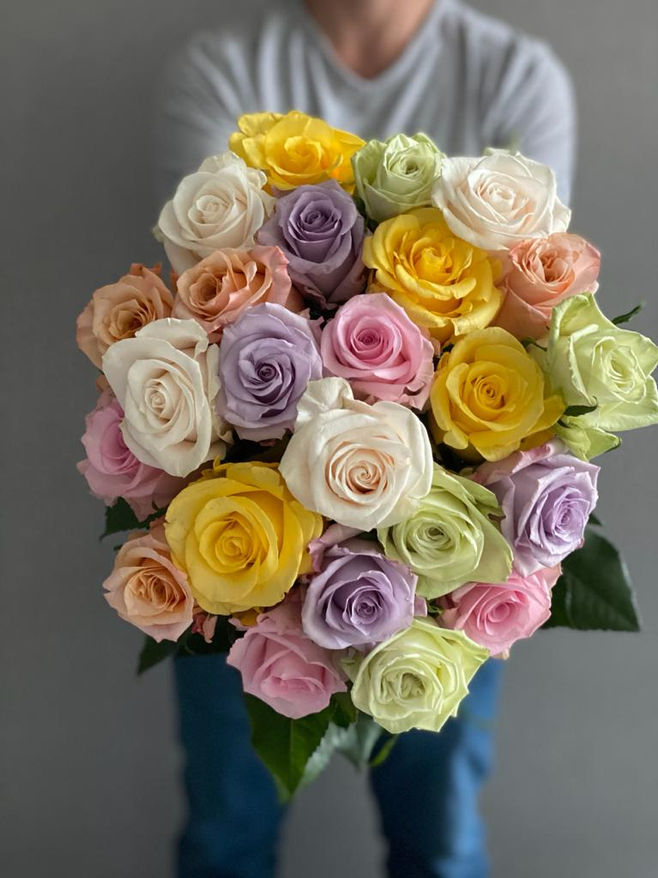 RAINBOW Novelty Rose 40